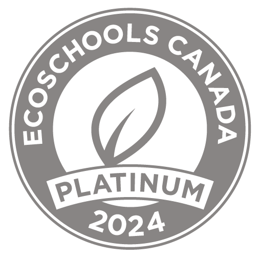 EcoSchools Canada Certification Platinum 2024 logo